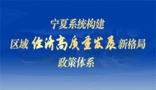 寧夏系統構建區域經濟高質量發展新格局政策體系